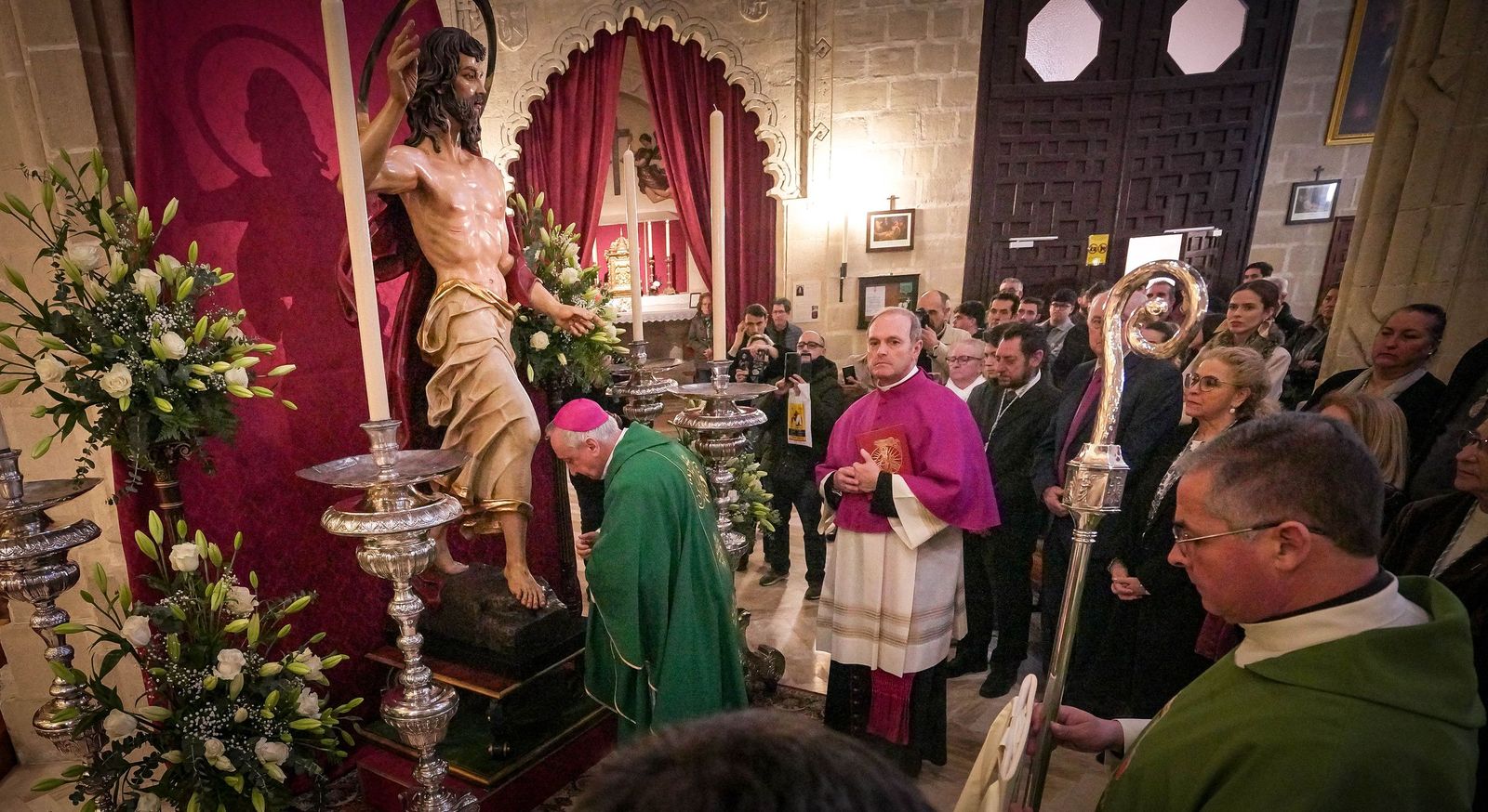 Imágenes de la bendición del nuevo Resucitado
