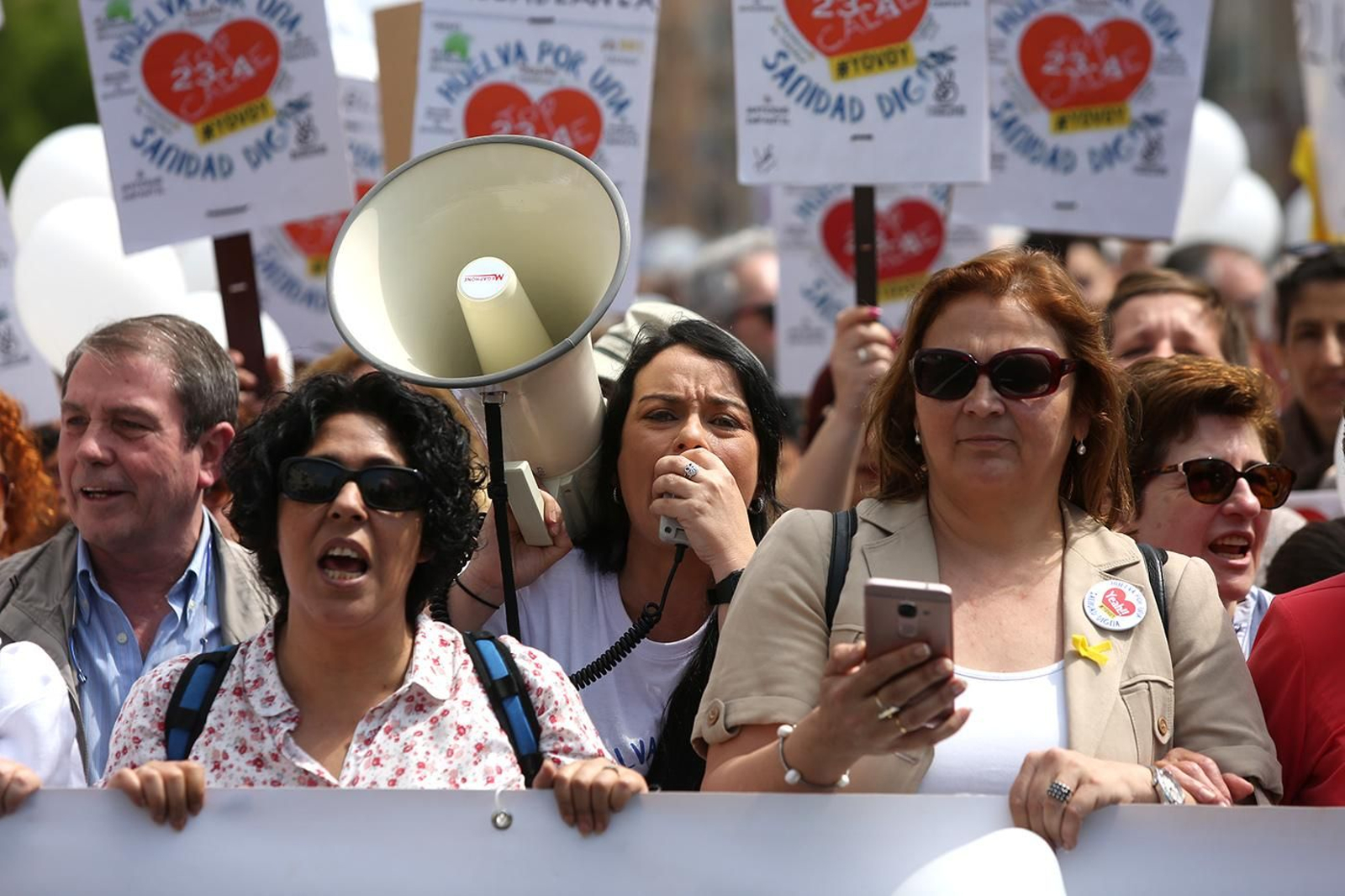 Las Imágenes de la Manifestación por una Sanidad Digna