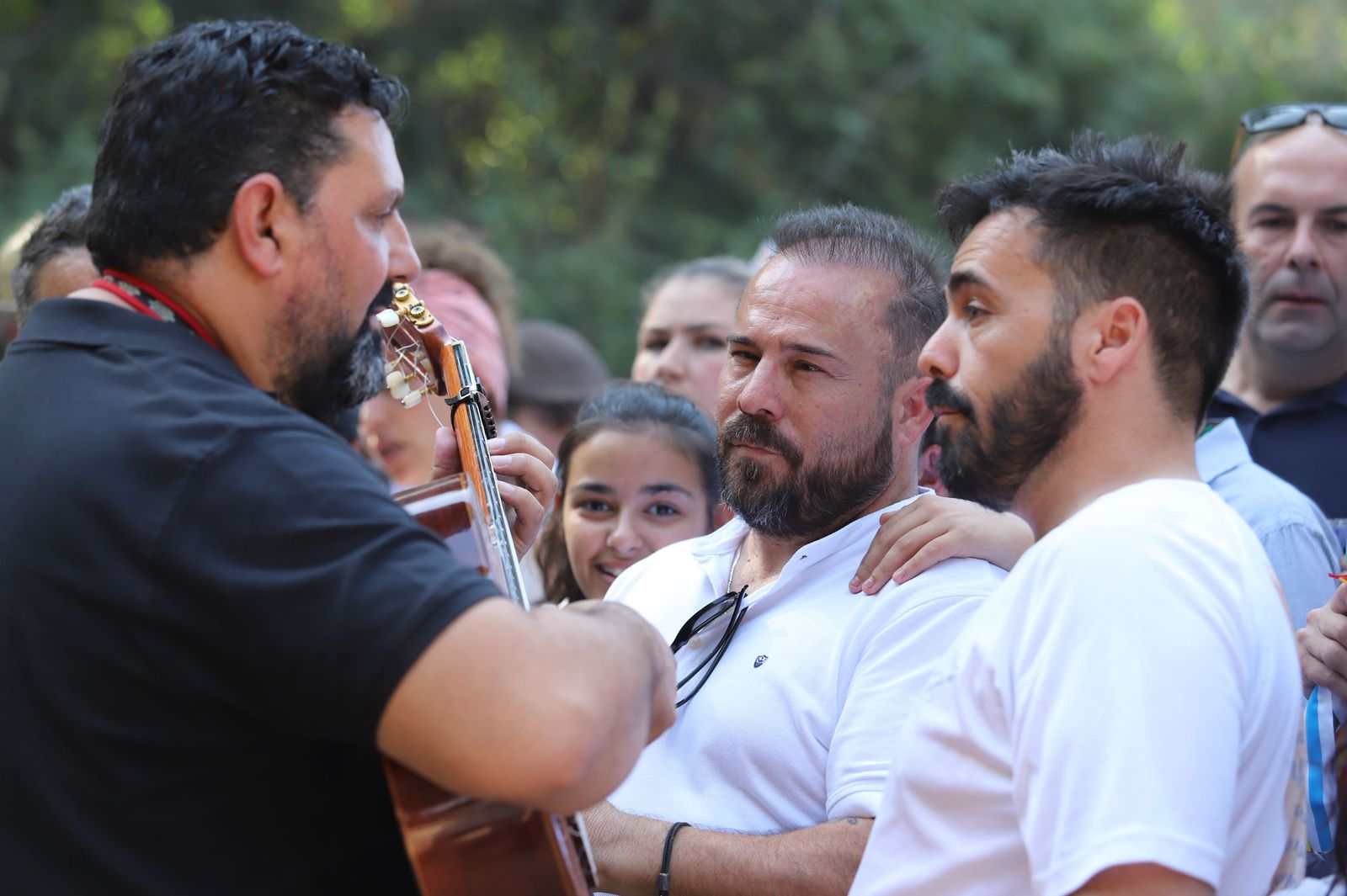Imágenes de la Hermandad del Rocío de Huelva en la charca