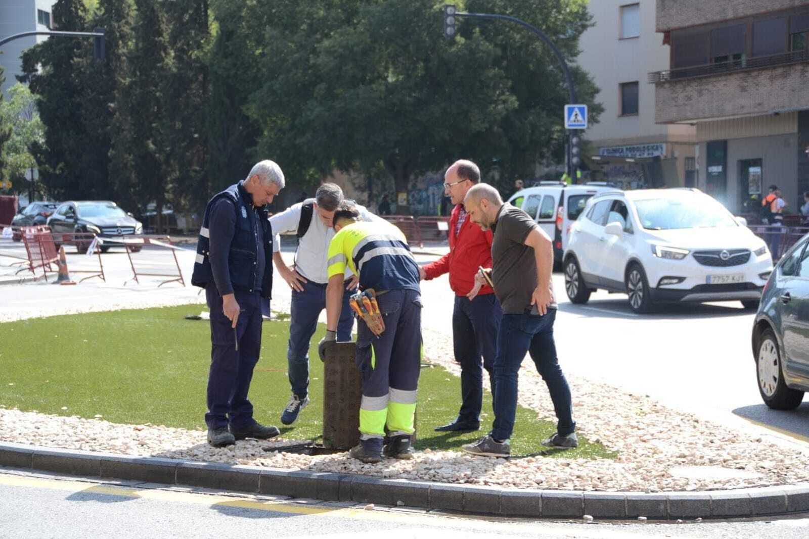 Así se prepara la zona del desfile de las Fuerzas Armadas