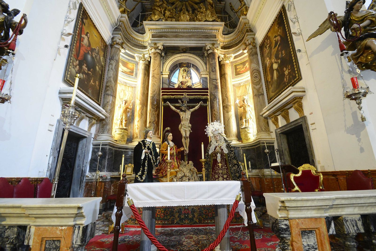 El calvario genovés de la parroquia del Rosario