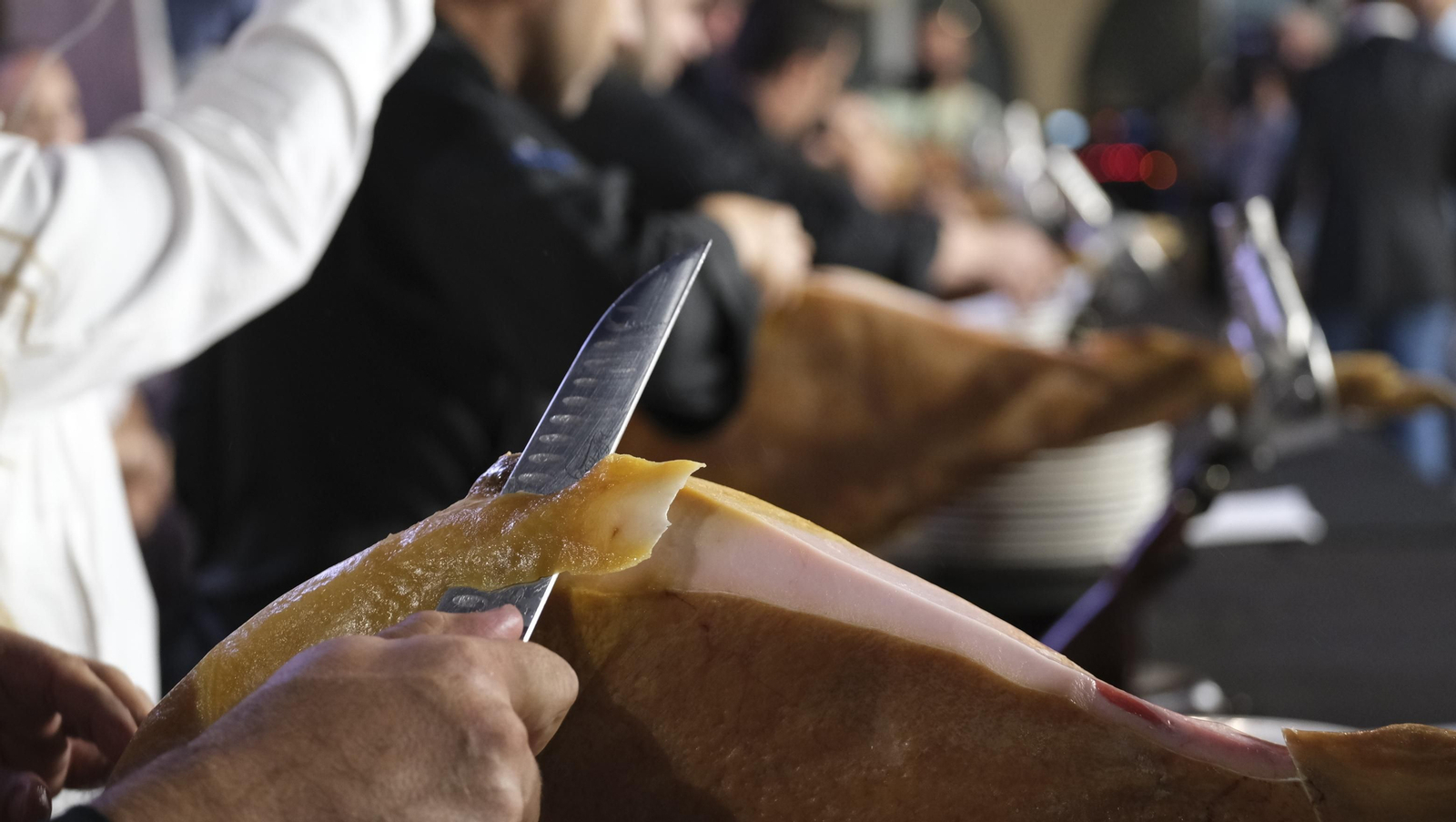 Imágenes del Concurso Nacional de Cortadores de Jamón de Serón