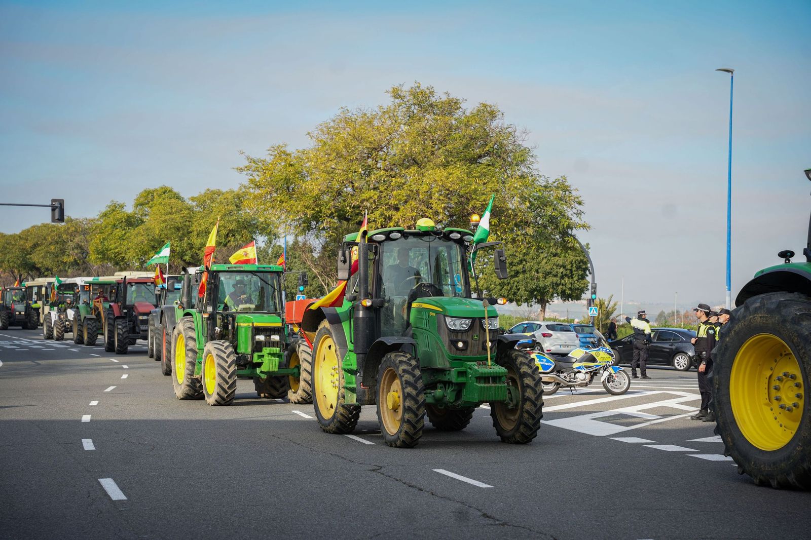 Tractorada en Sevilla en 2024