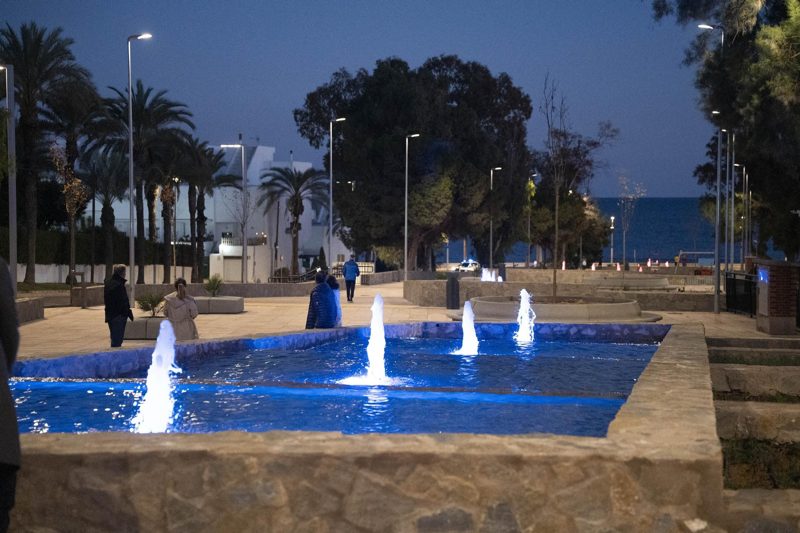 Las imágenes de la inauguración de la primera fase de la adecuación de la Rambla San Antonio de Aguadulce