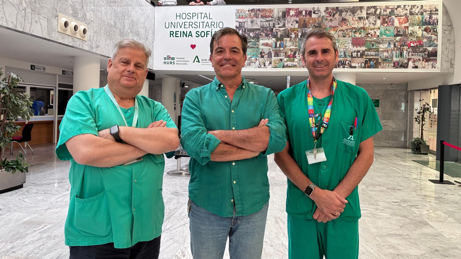 Los doctores José Luis Montero, José de Juan y Antonio Cerezo.