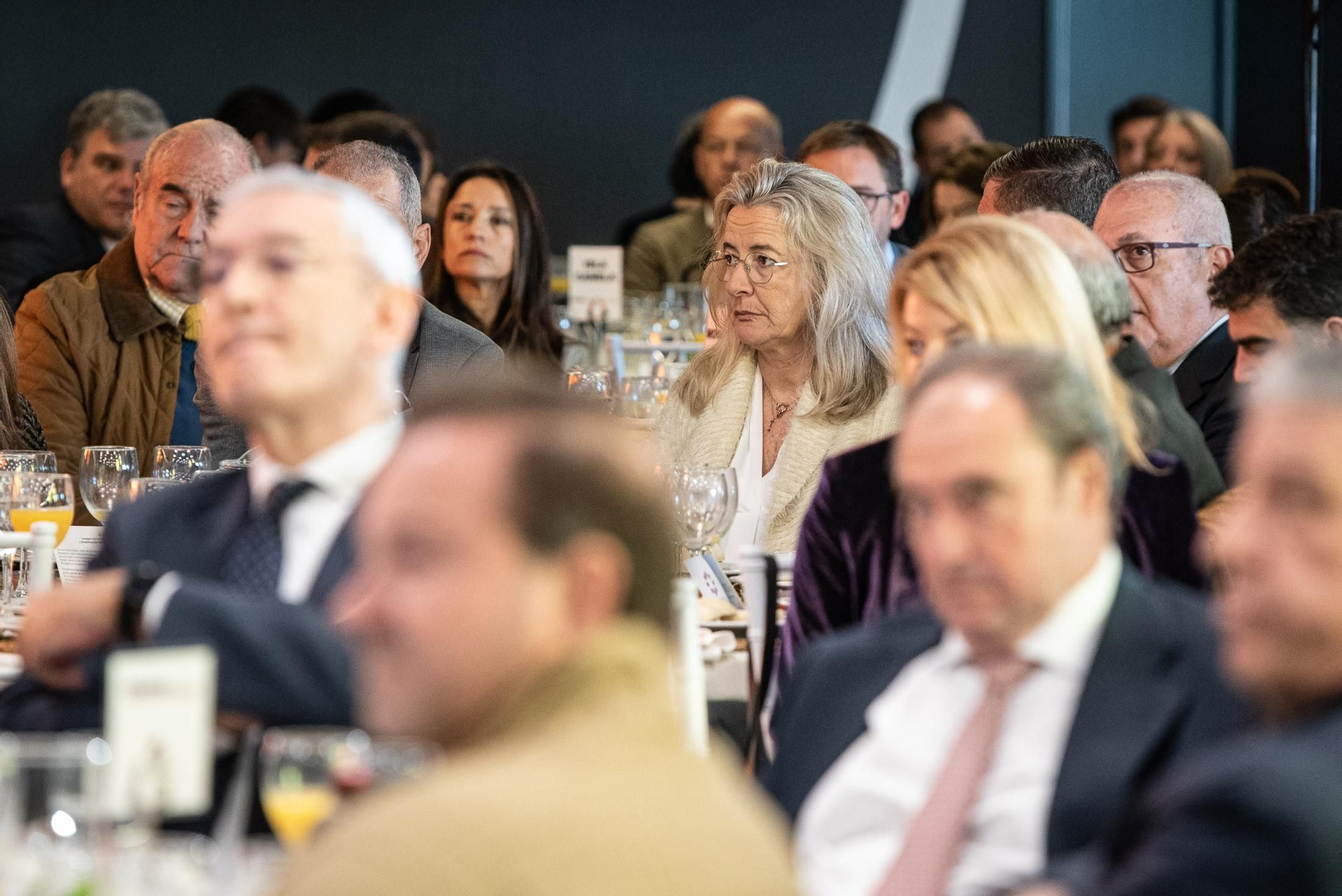 Imágenes de los invitados a la conferencia y desayuno-coloquio con Antonio Sanz en el Foro Joly Andalucía