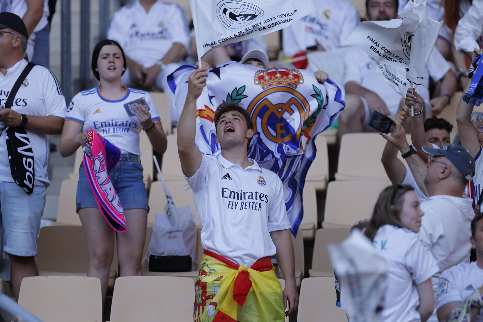 Búscate en las fotos de la final de la Copa del Rey entre el Madrid y el Osasuna