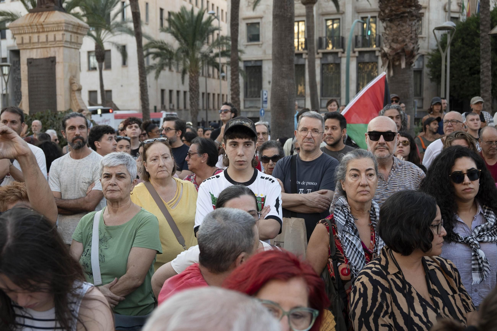 Manifestación convocada por la Plataforma Almería por Palestina