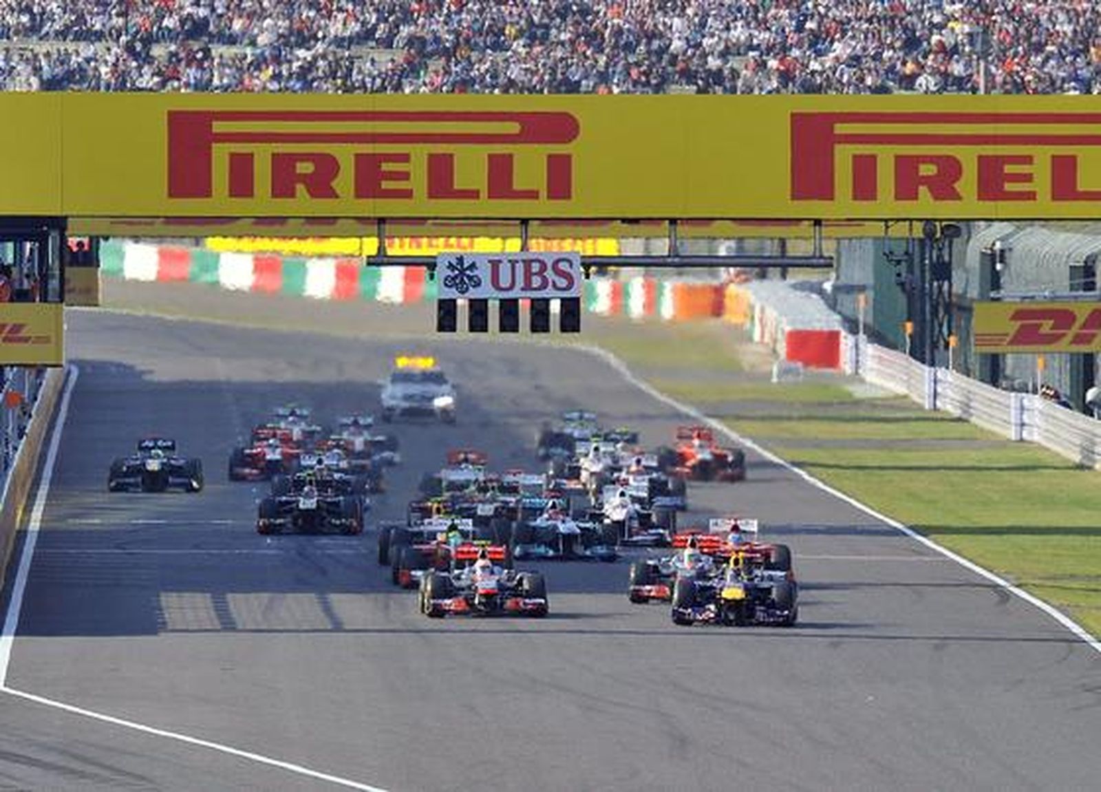 Sebastian Vettel gana en Suzuka su segundo mundial a cuatro carreras del final del campeonato. / AFP