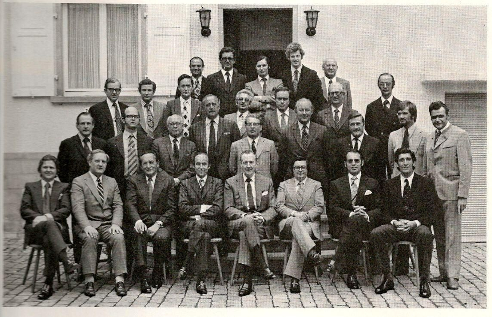 Equipo directivo de IDV Europa, entre ellos destacamos a Geoffrey Hallowes, Manuel Zarraluqui, Francisco de la Riva y Ben Howkins.