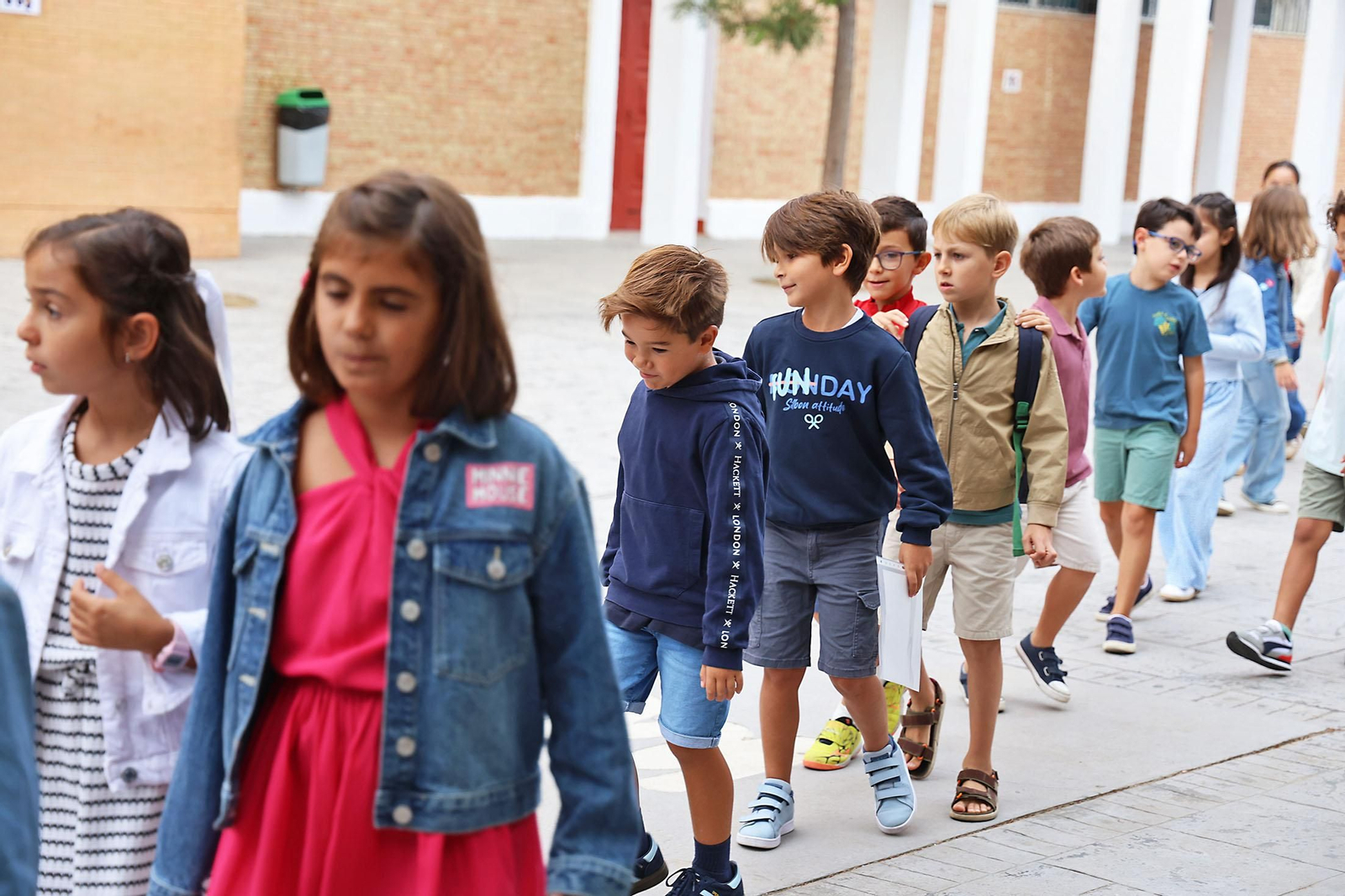 Las imágenes de la vuelta al cole