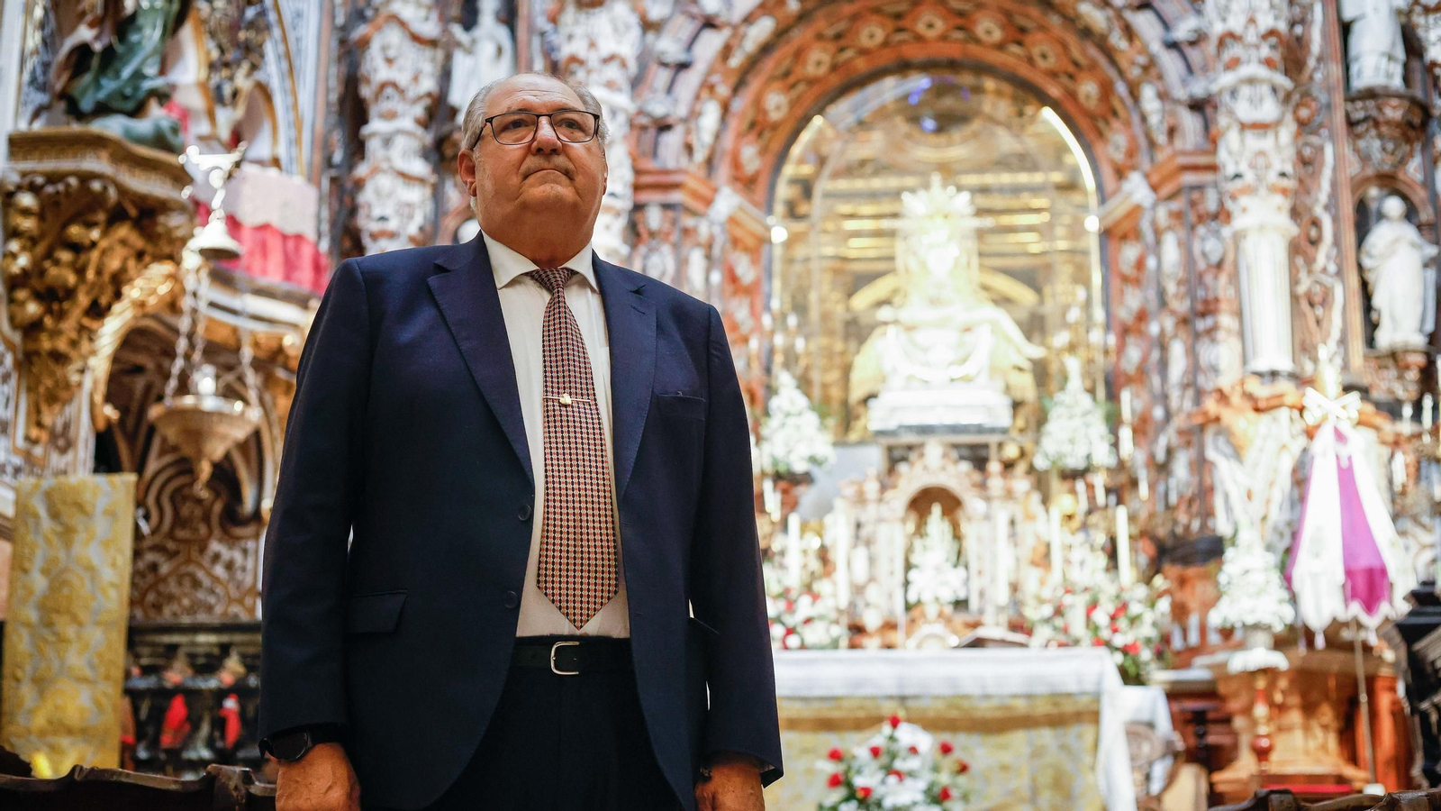 Antonio González, hermano mayor de la Hermandad Patronal de la Virgen de las Angustias de Granada