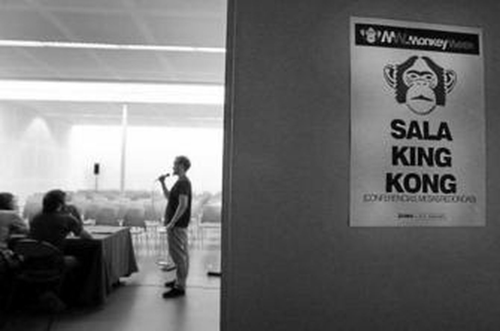 Una de las conferencias impartidas en el Festival Monkey Week en una pasada edición.