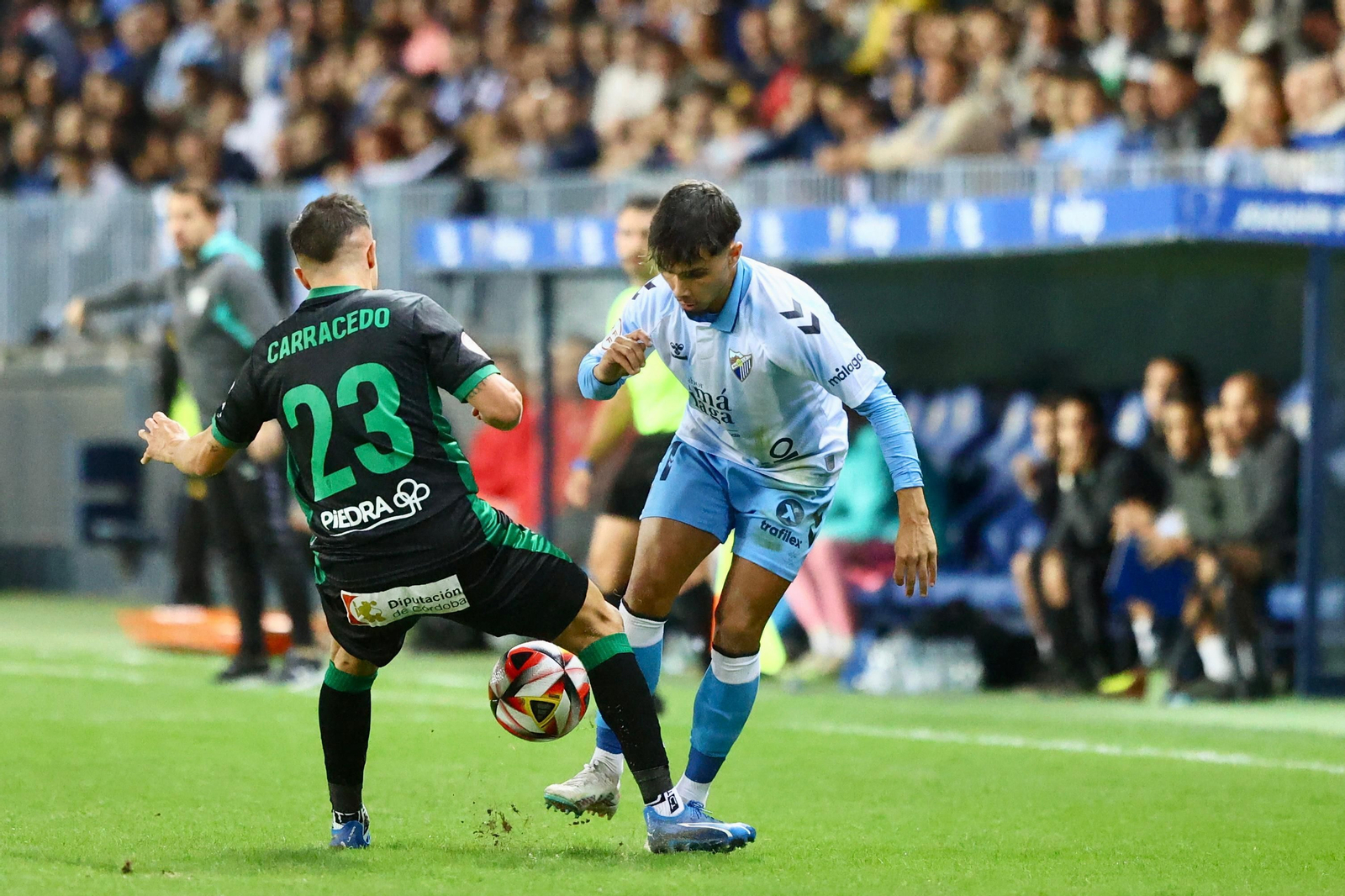 El Málaga CF-Córdoba, en fotos