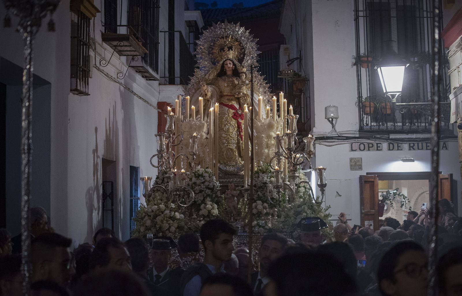 Las imágenes de la procesión de la Virgen de las Nieves