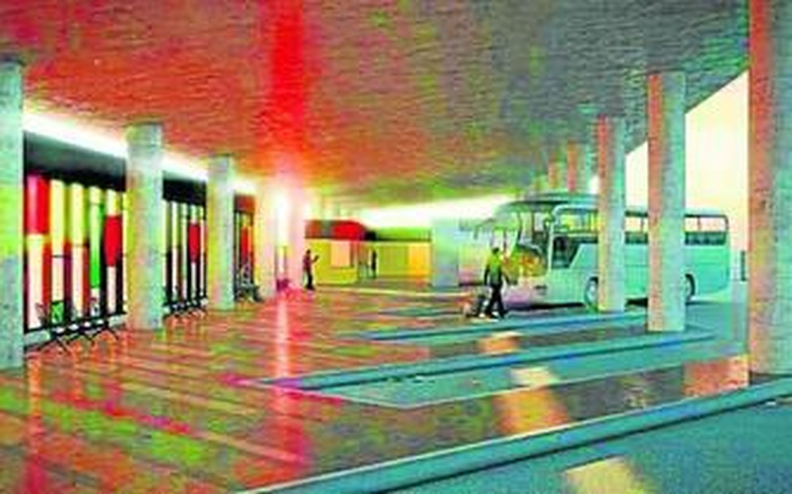 Recreación virtual de la que será la nueva estación de autobuses interurbanos.