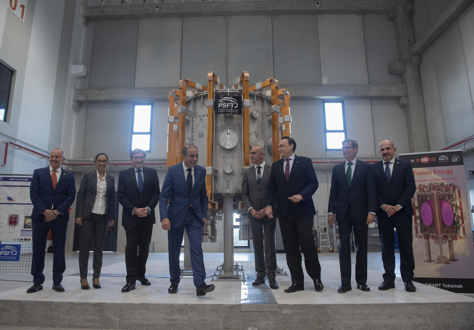Imágenes de la presentación de Tokamak Smart
