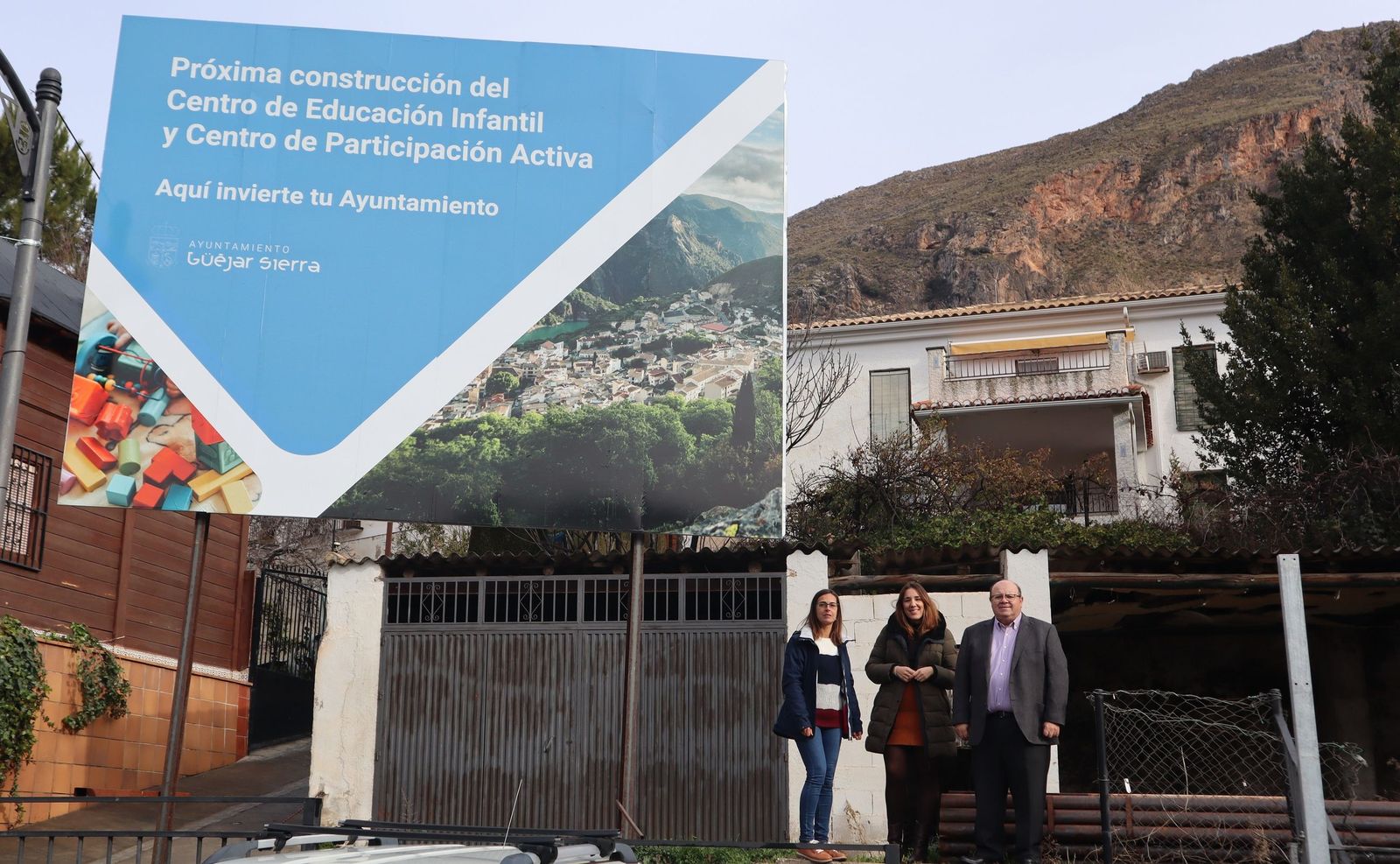 Imagen del solar en el que se construirá el nuevo centro de educación