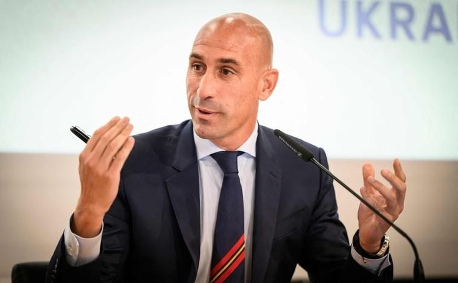 Luis Rubiales, presidente de la Federación Española de Fútbol