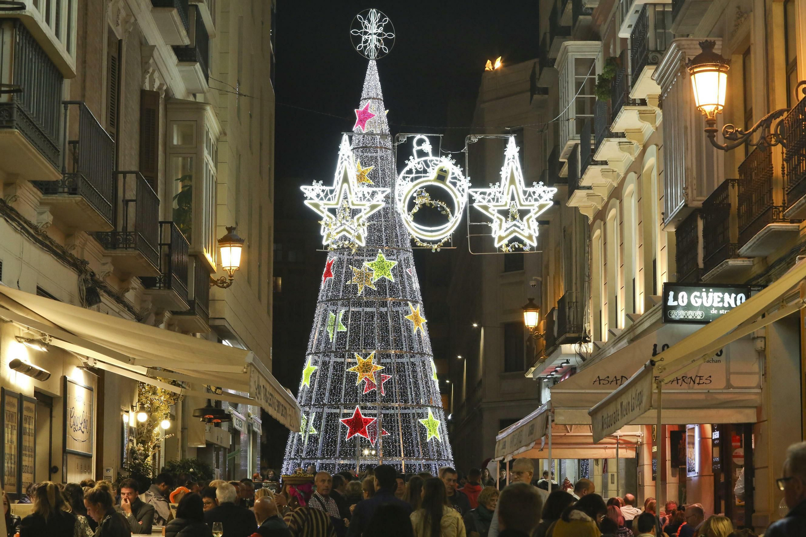 Las fotos de las luces de Navidad en Málaga Las fotos de las luces de Navidad en Málaga
