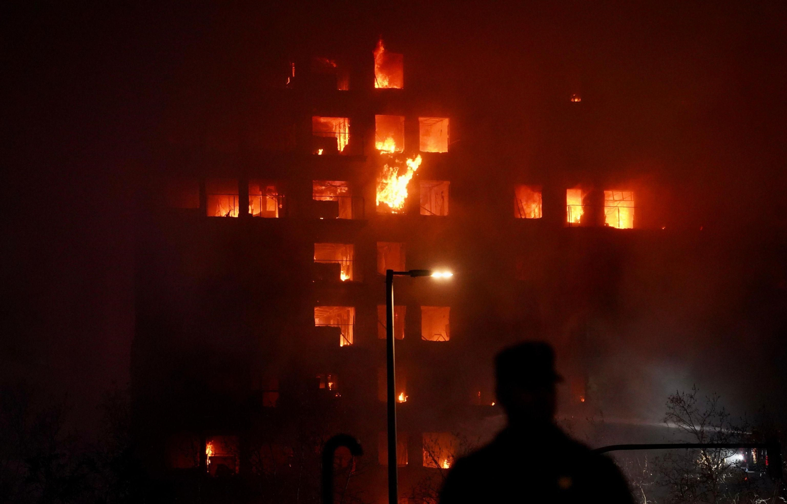 Imágenes del incendio en Valencia Imágenes del incendio en Valencia