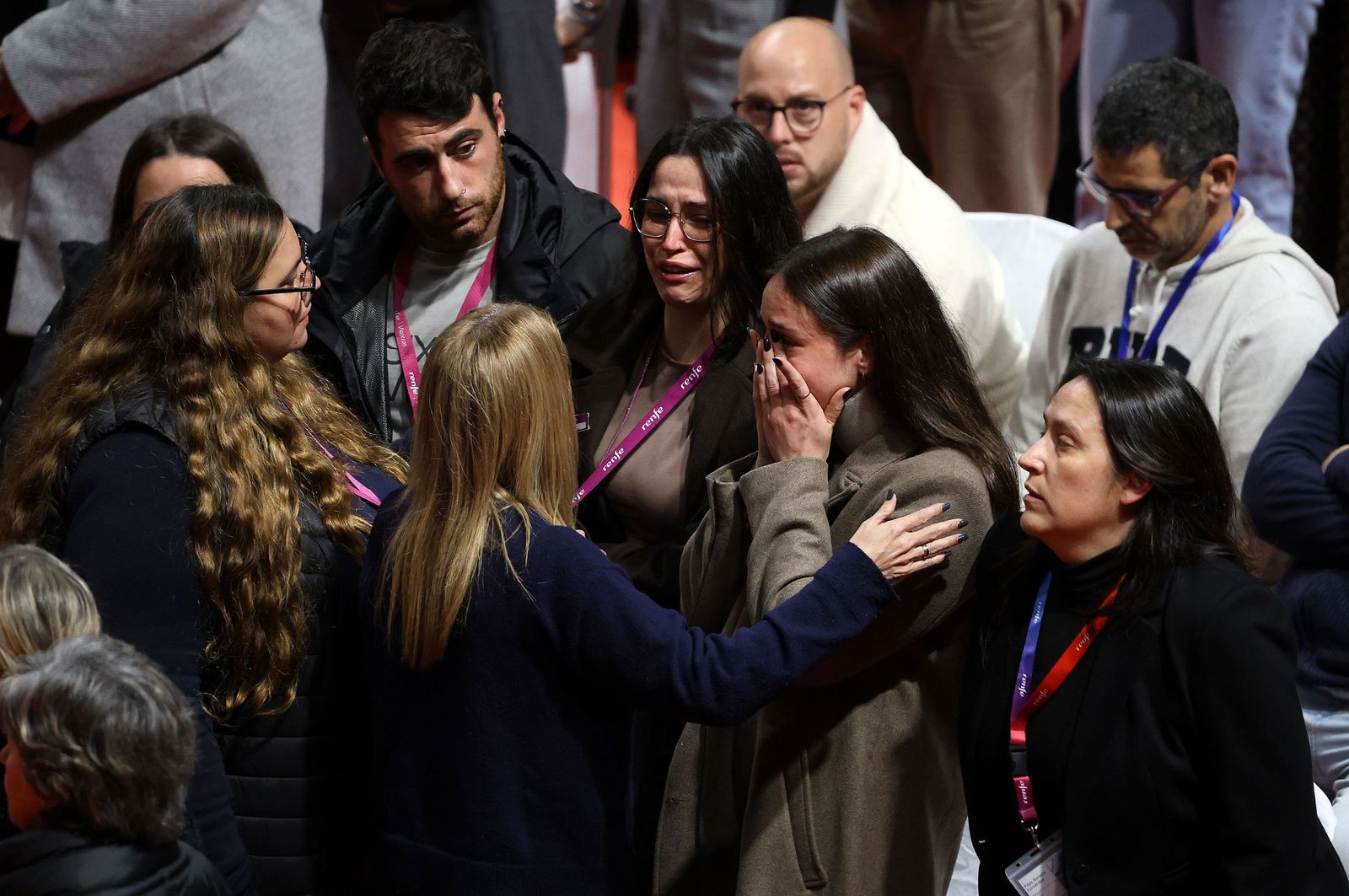 Fotografías de la misa funeral por las víctimas del accidente de tren en Adamuz