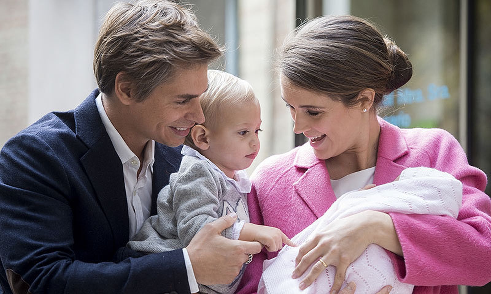 Baute y Astrid Klissans ya están en casa con su bebé