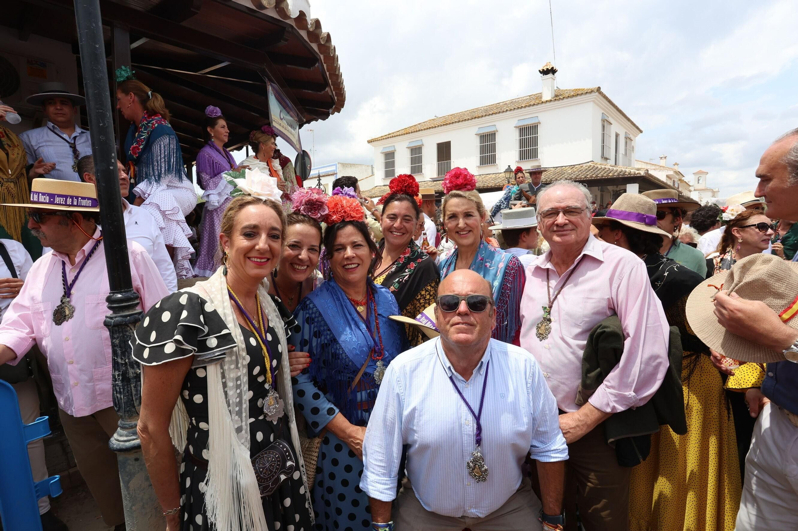 La Hermandad del Rocío de Jerez se presenta ante la Virgen