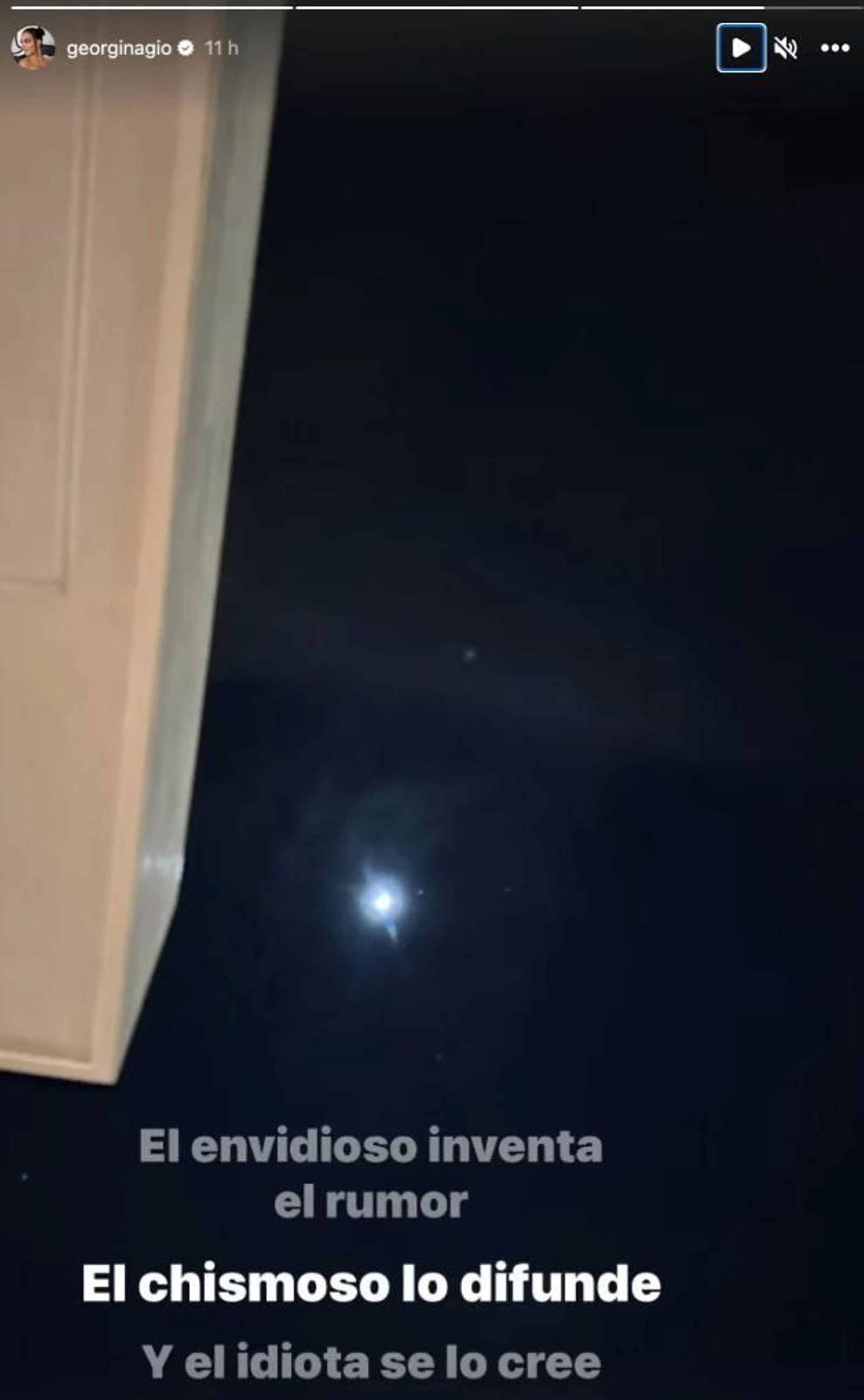 El story que ha publicado Georgina Rodríguez para zanjar los rumores de crisis