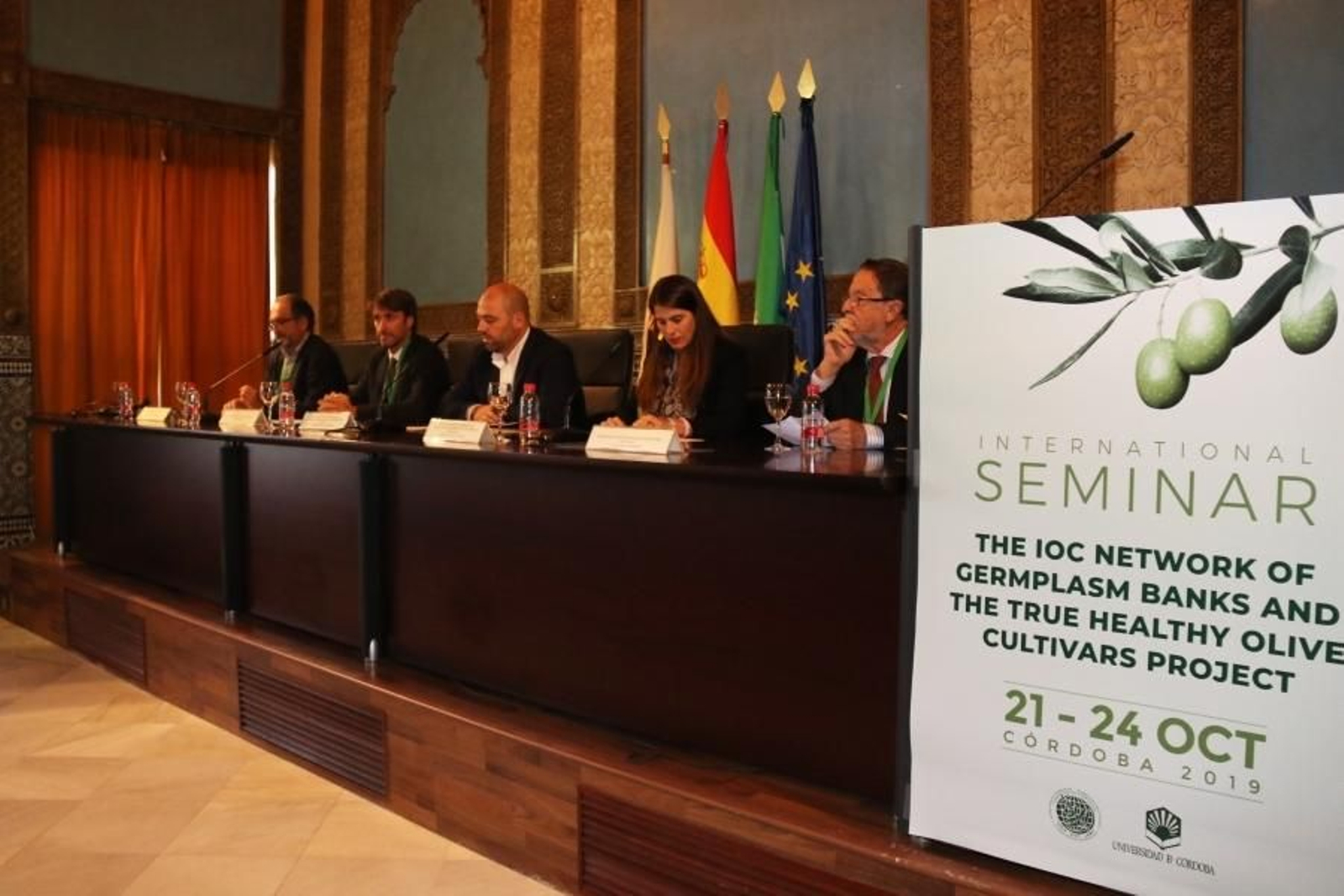 Asistentes a la inauguración del seminario en la UCO.