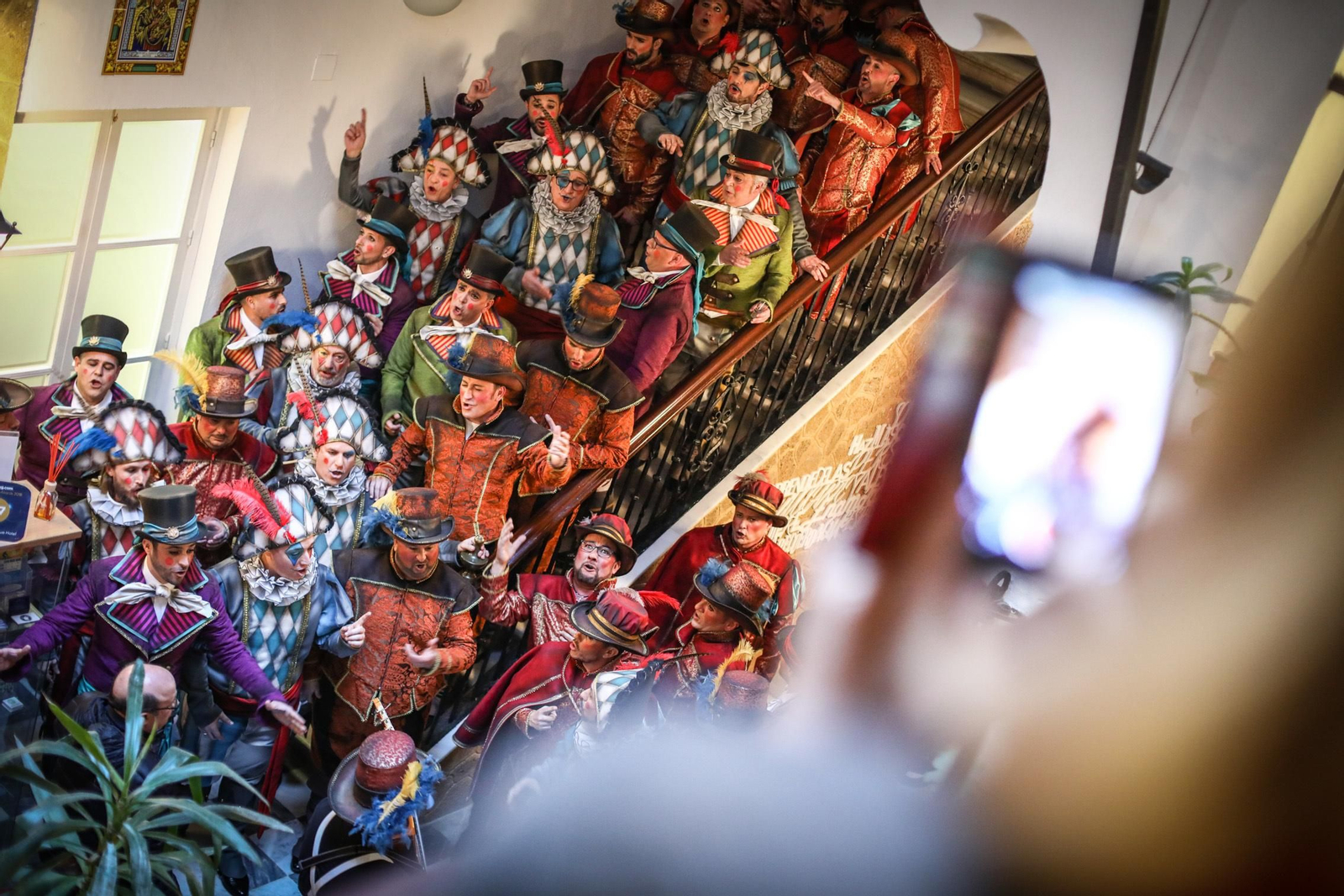 Preparativos del coro 'Opera Cadiz'