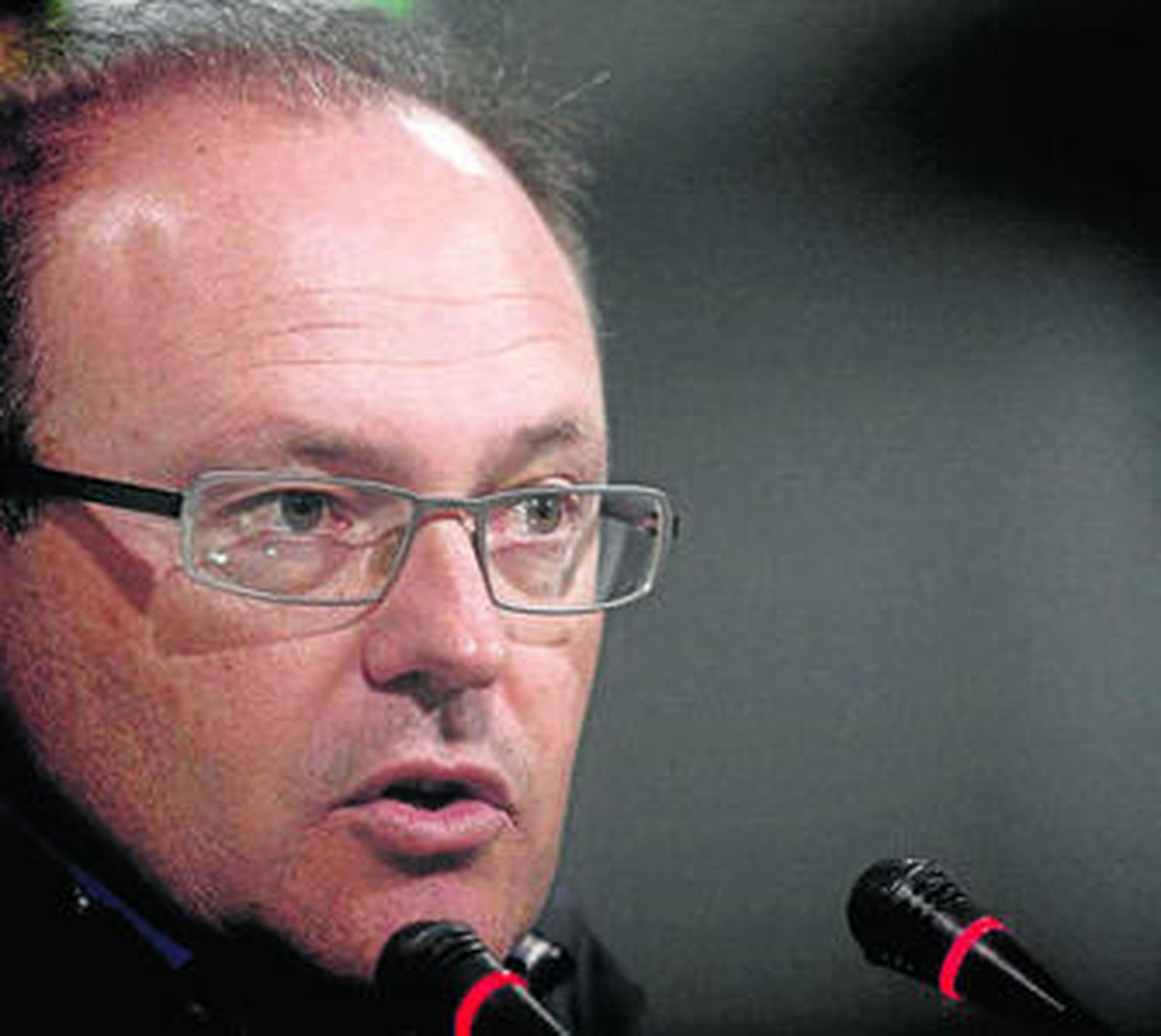 Pepe Mel, en la rueda de prensa.