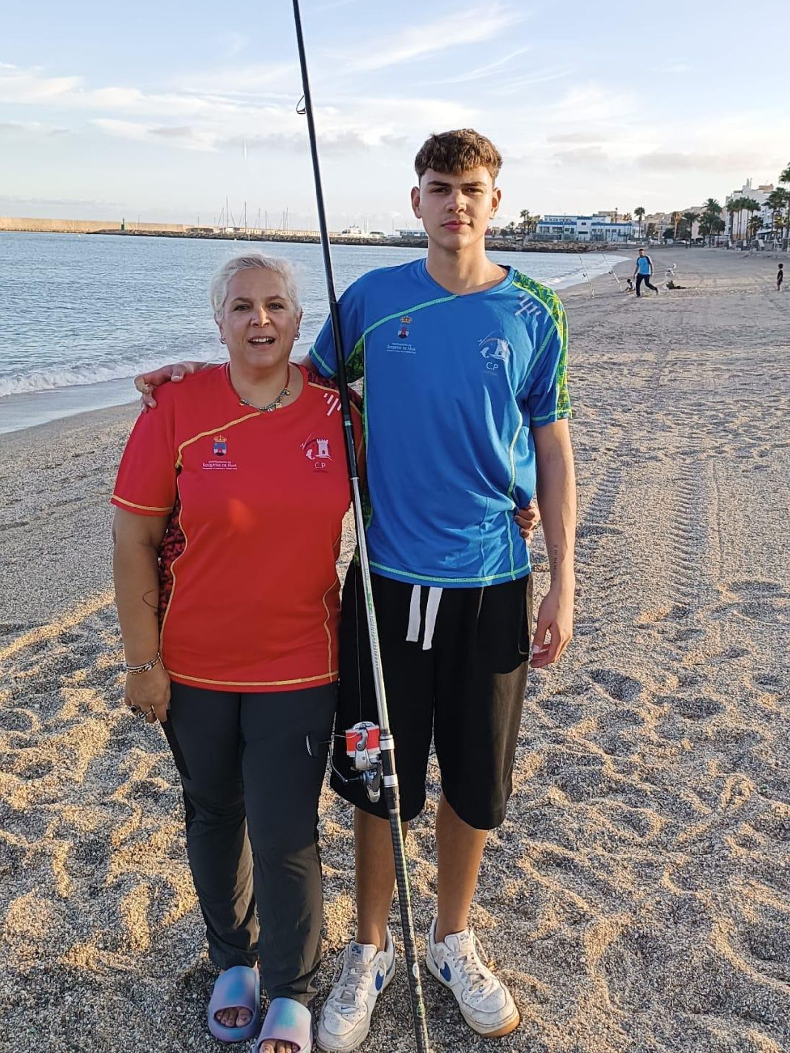 Cristina y Mariano, juntos y unidos por la misma pasión, la pesca.