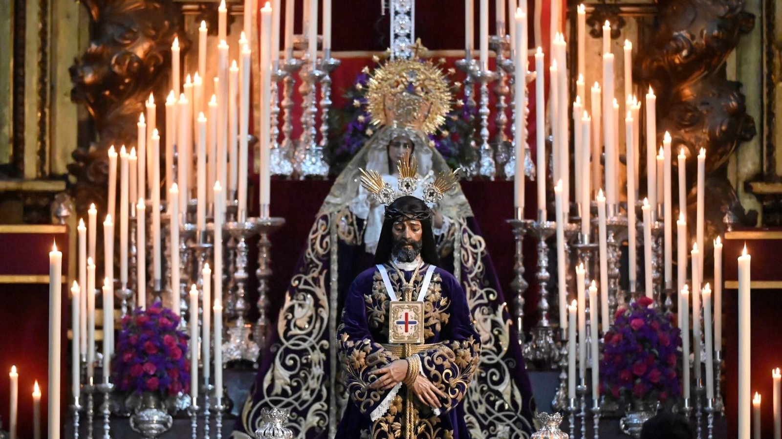 Besapiés del Rescatado en la pasada Cuaresma.