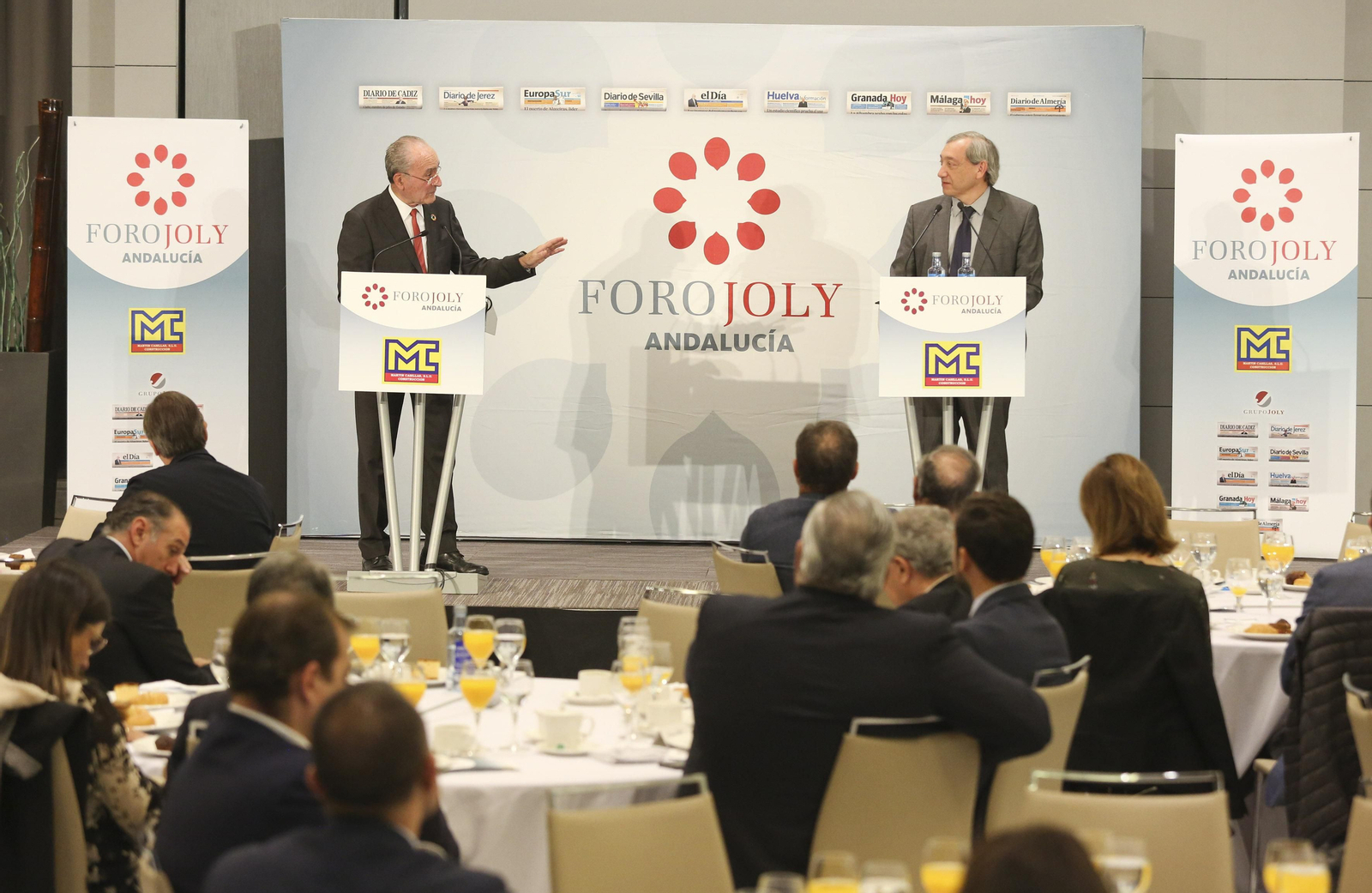 Fotos del Desayuno informativo Grupo Joly con el alcalde de Málaga