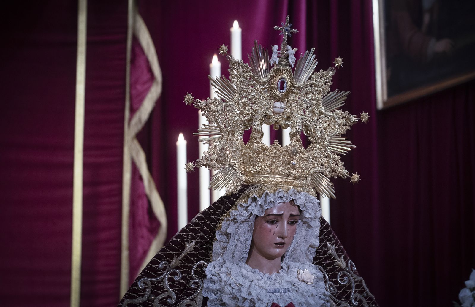 Las imágenes del besamanos de la Virgen de la O