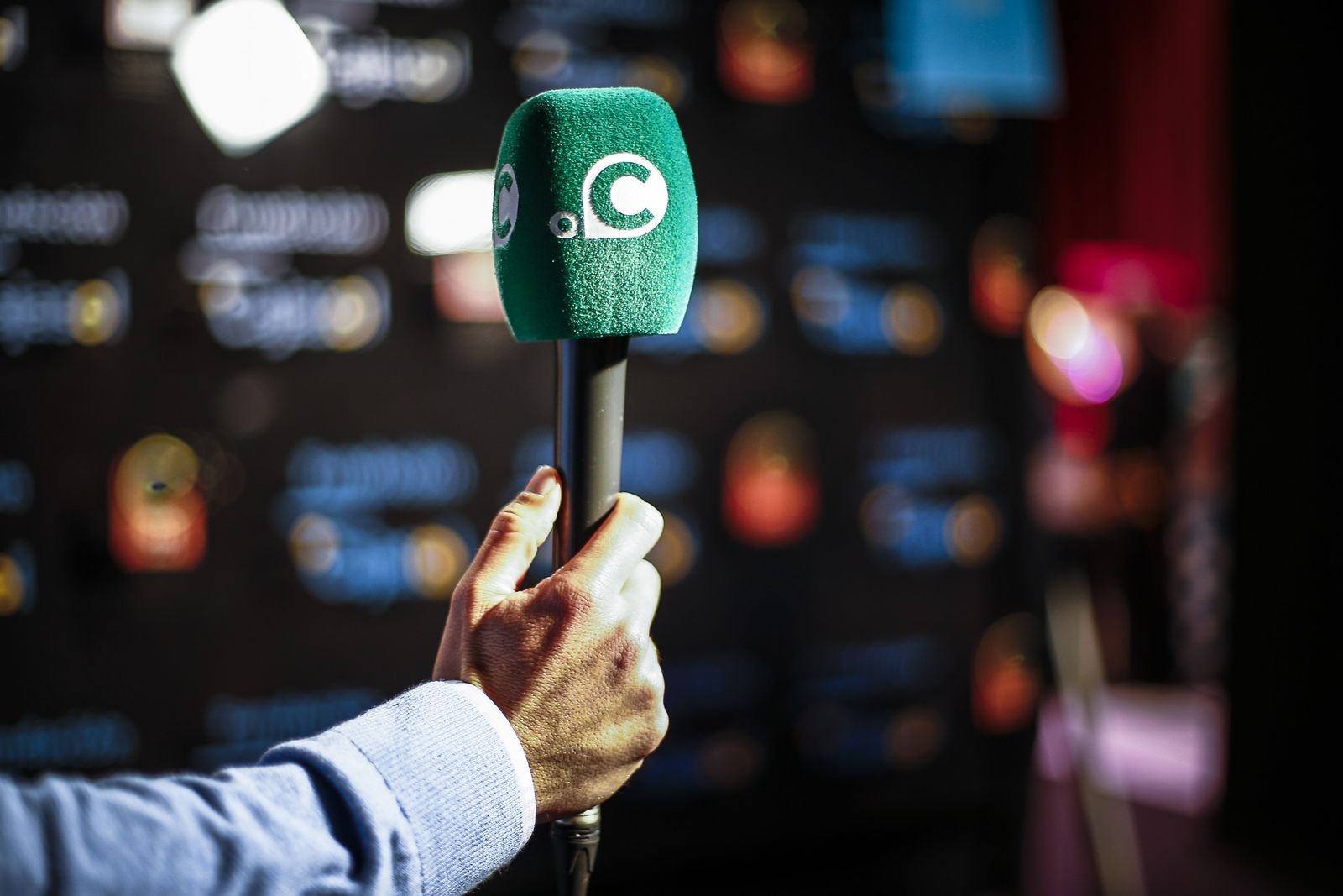 Un micrófono de la cadena municipal Onda Cádiz.