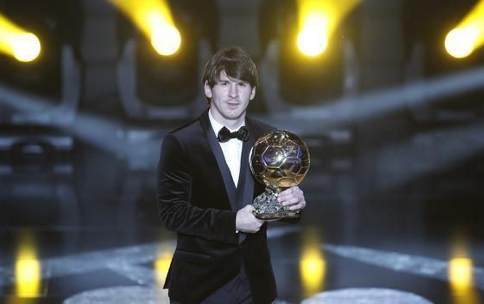 Leo Messi, Balón de Oro 2010.  Foto: Reuters