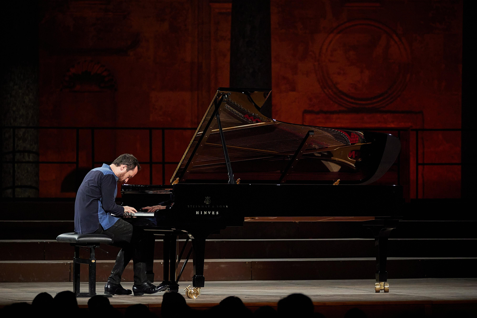 Igor Levit en el Palacio de Carlos V.