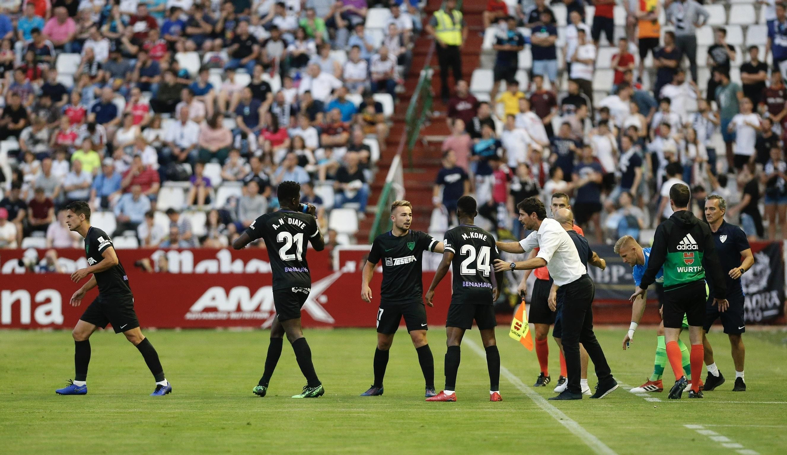 El Albacete - Málaga CF, en fotos