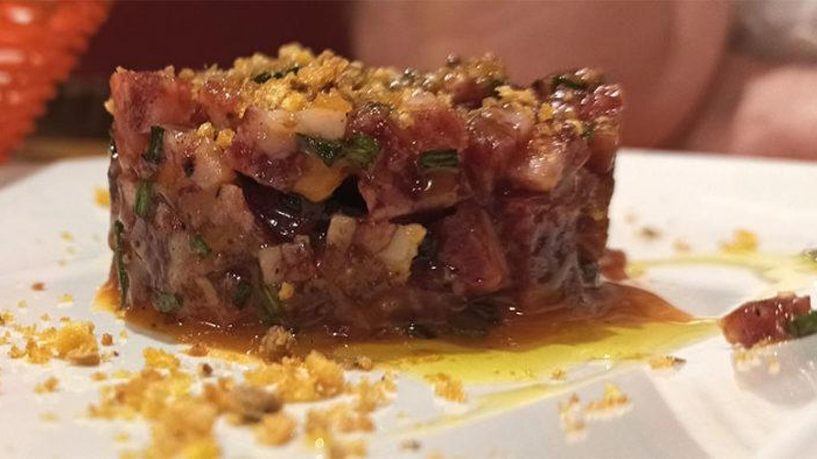 El tartar de salchichón.