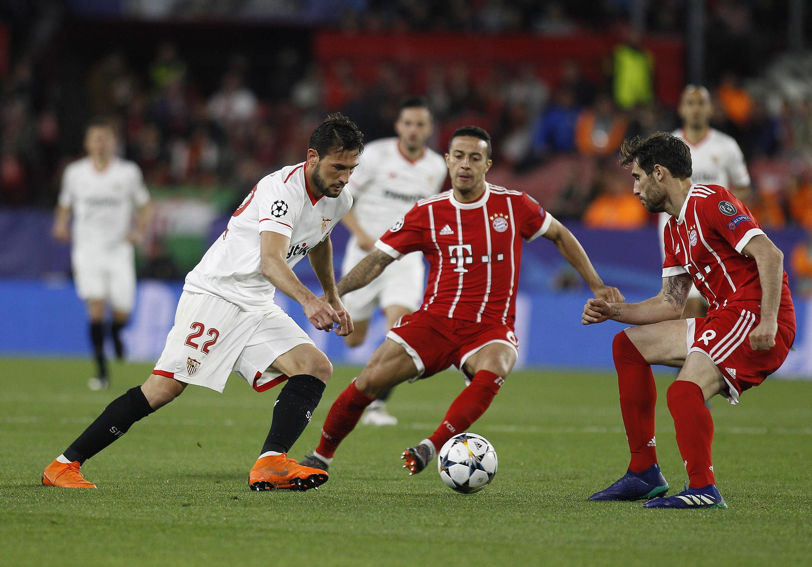 Las imágenes del Sevilla-Bayern Múnich