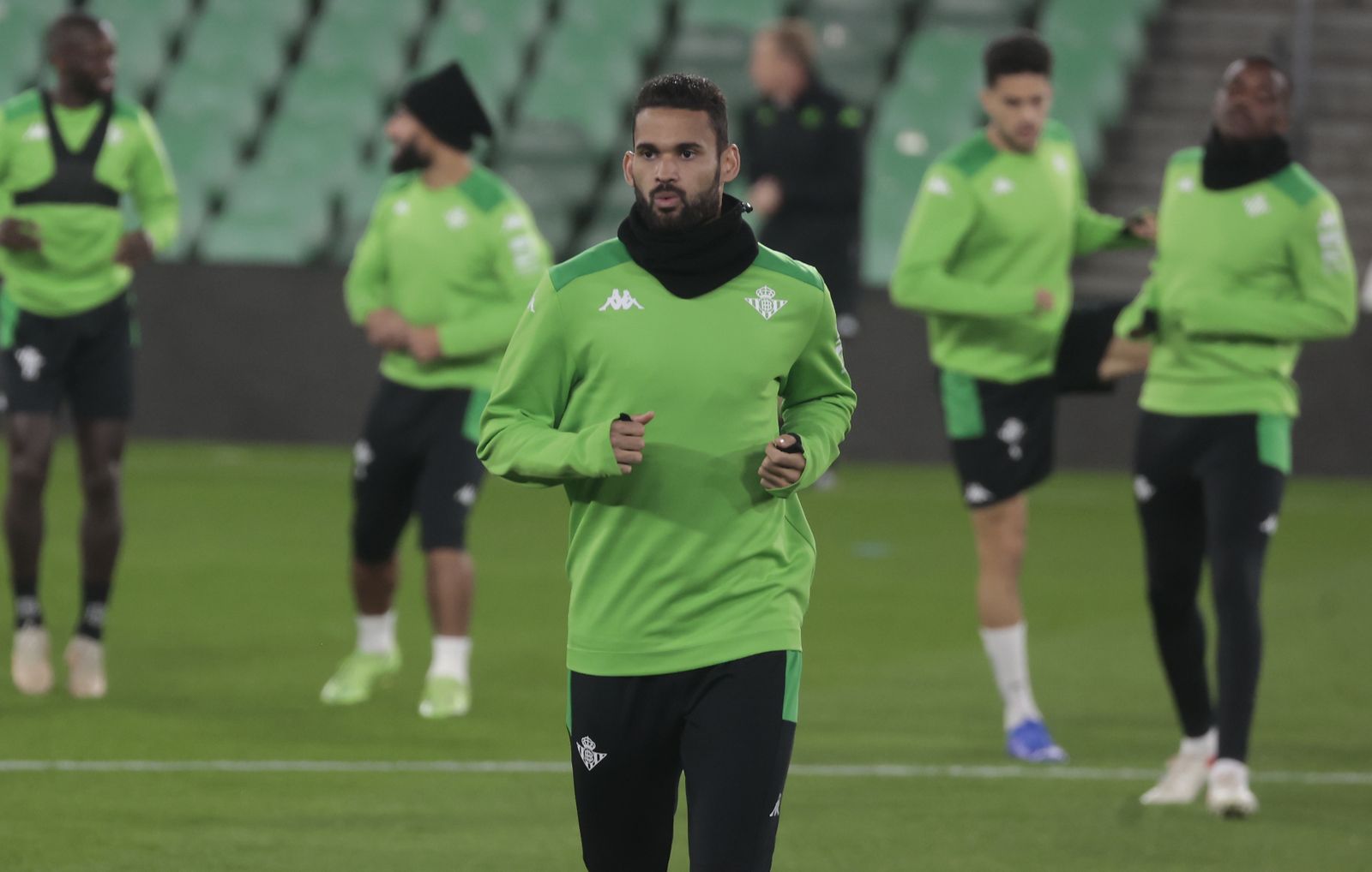 Willian José, en un entrenamiento anterior.
