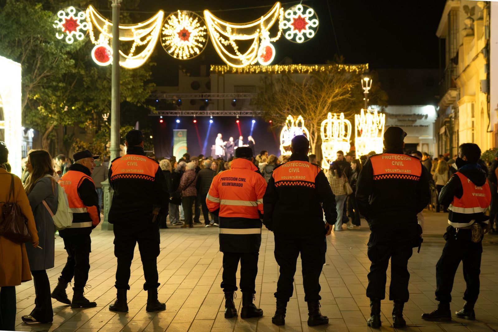 Dispositivo de seguridad de Protección Civil durante la Navidad