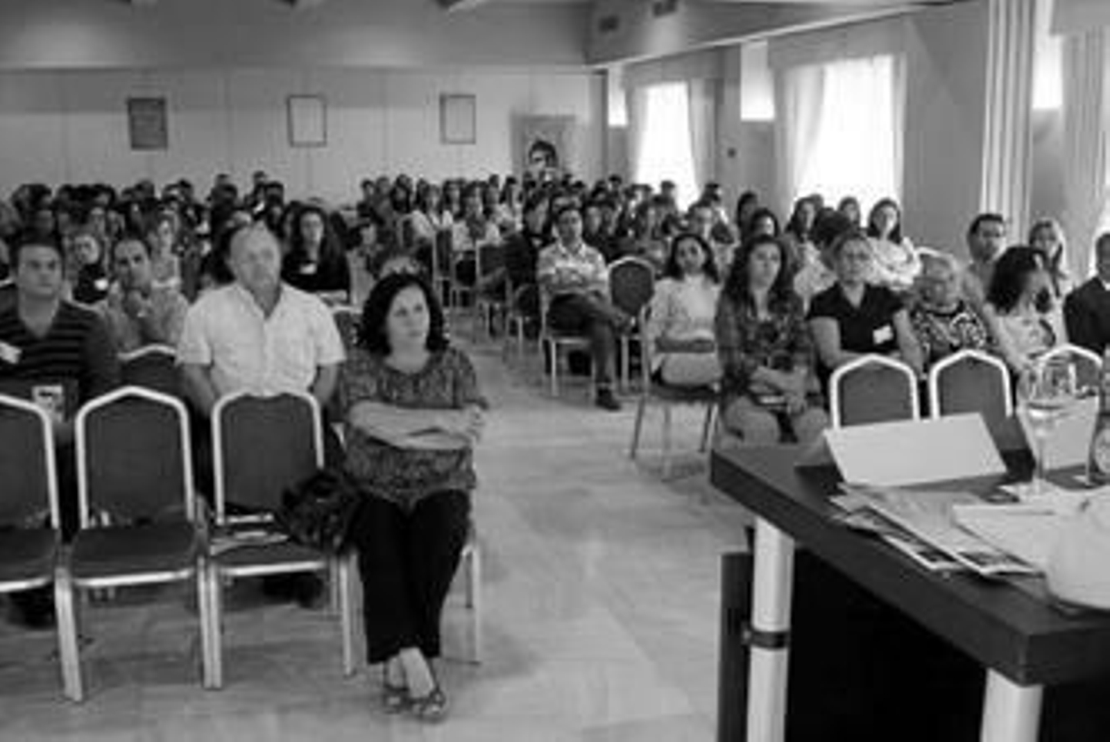 Asistentes al seminario sobre integración escolar de la comunidad gitana, celebrado a finales del pasado mes.