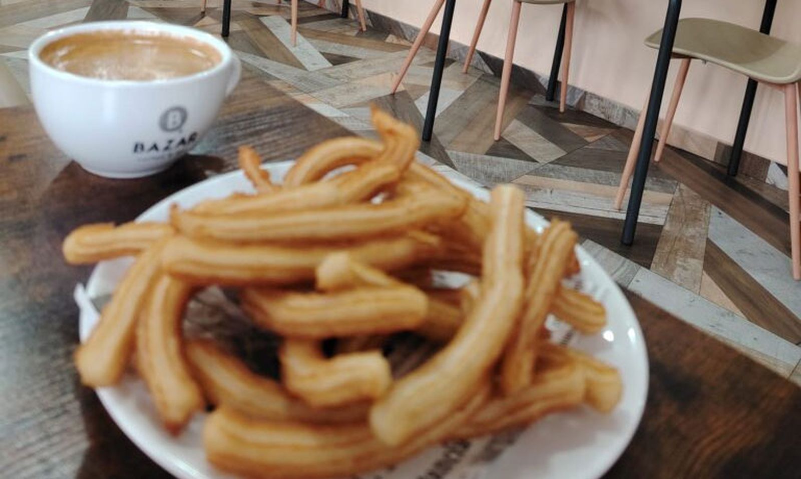 Un plato de churros.