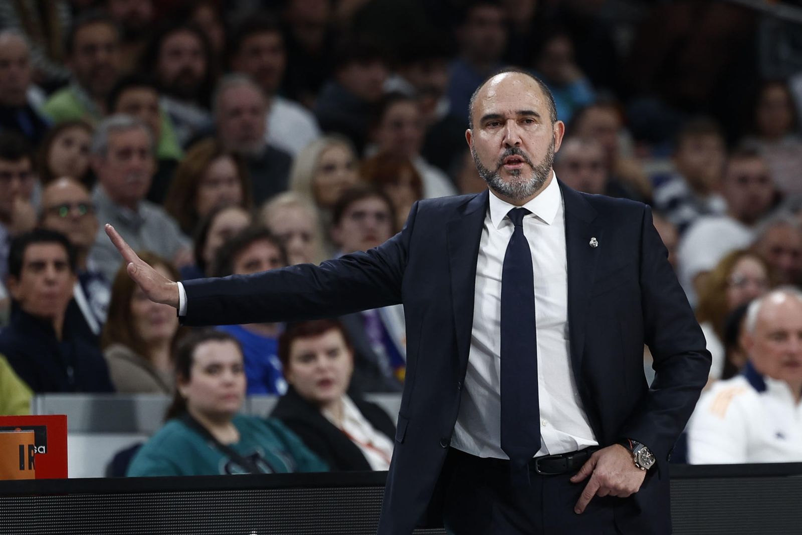 Mateo, ante el Unicaja.