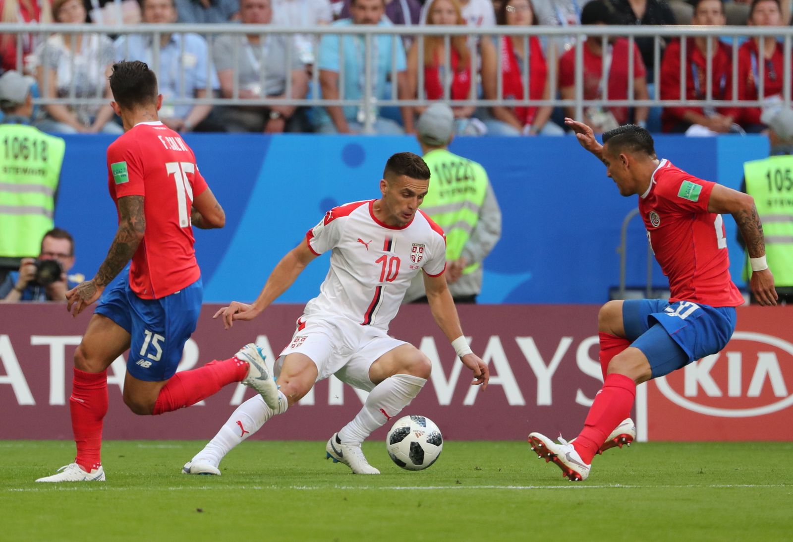 Las imágenes del Costa Rica-Serbia