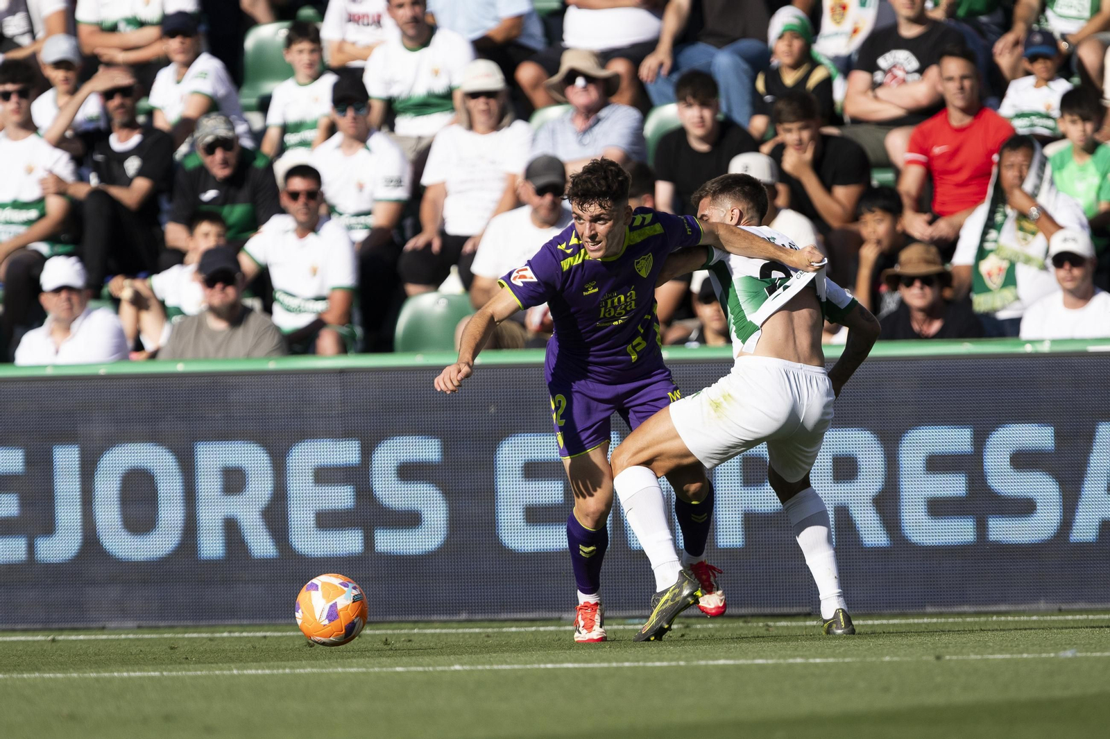 El Elche-Málaga CF, en fotos