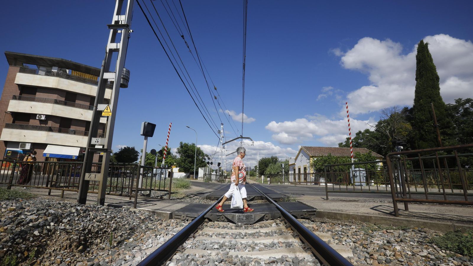 Vías del tren en Alcolea.